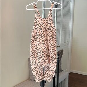 New! Angel Dear Pink Leopard Print Kids Romper